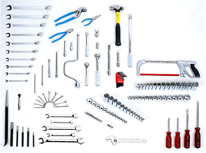 139 Piece Mechanics Set (Tools Only) (141WR)