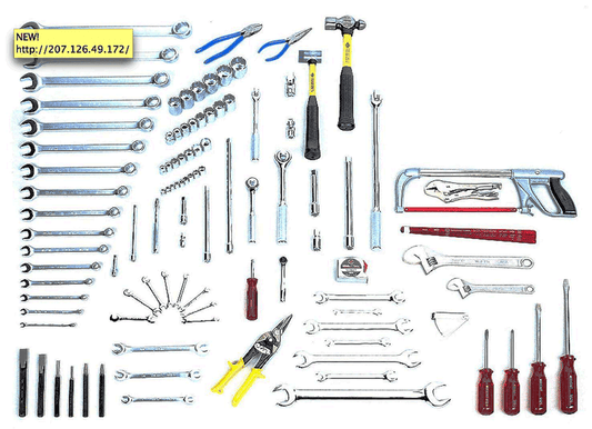 113 Piece Industrial Maintenance Set (Tools Only) (181WR)