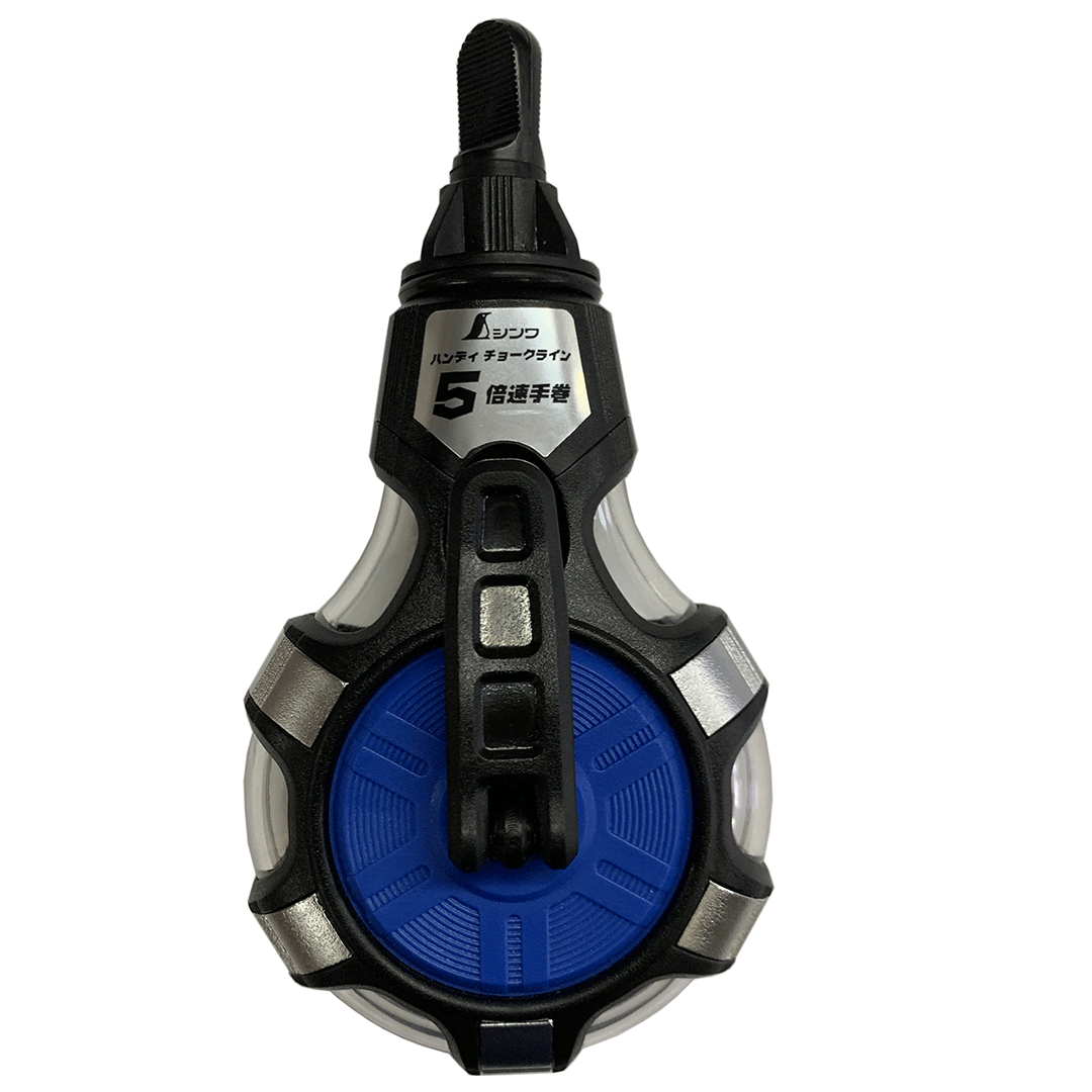 SHINWA 5X-Speed Chalk Line Marker w/ 65' (20m) Bold Line (77560)