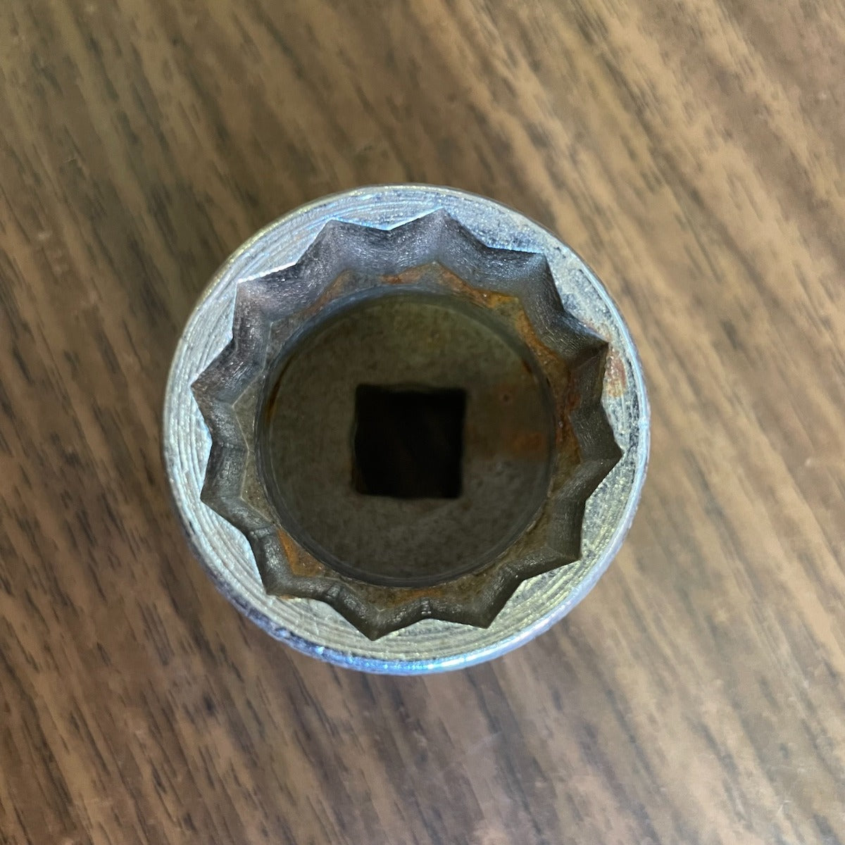 SK Tool NOS 1 3/16" 1/2" Drive 12 Point Chrome Socket (SK40138)