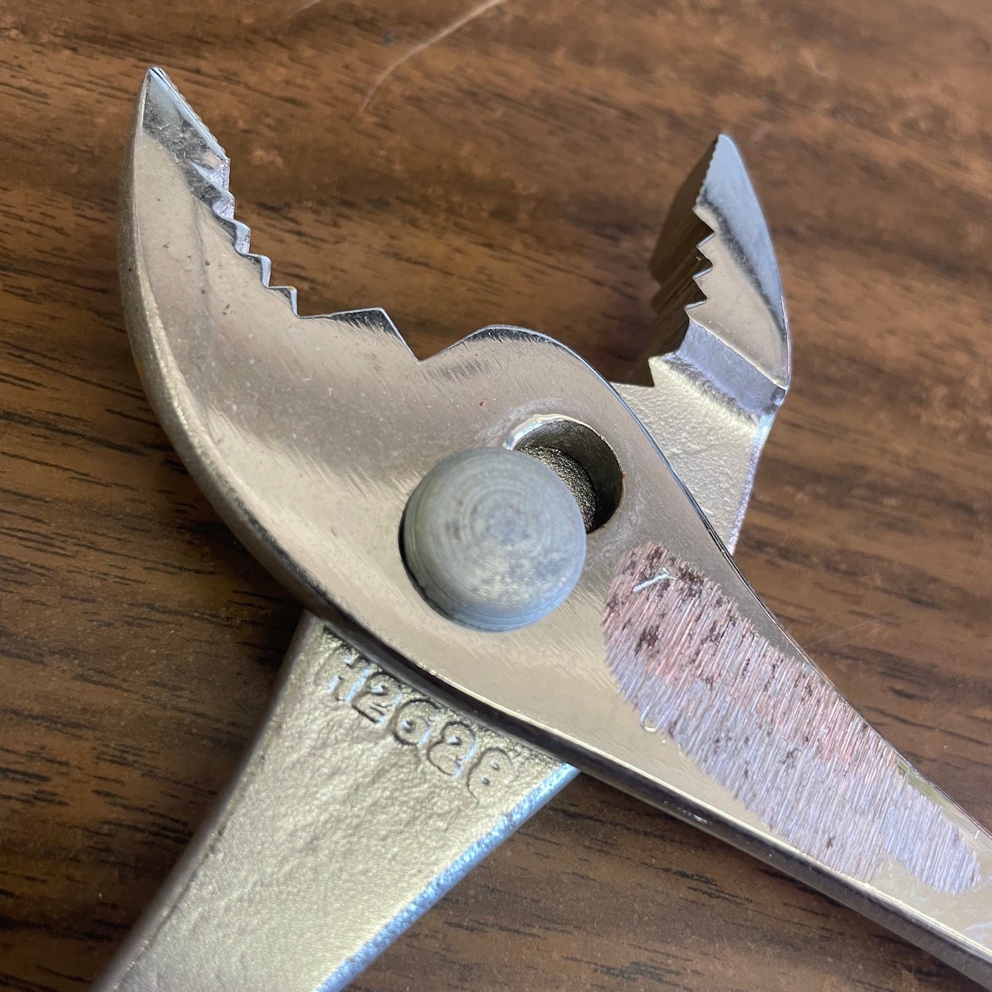 WWII Era 6 1/2" Slip Joint Pliers - Name Removed