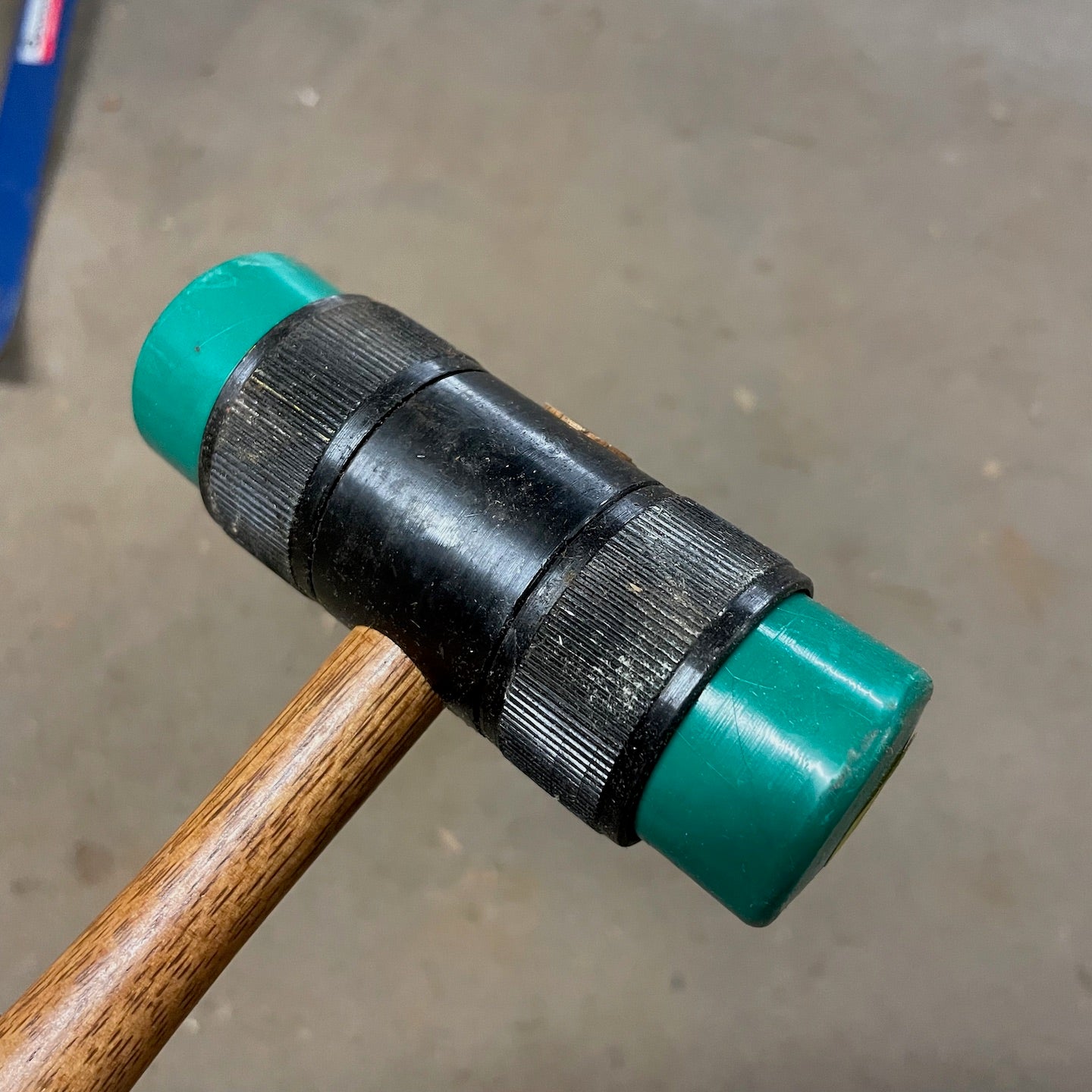 NOS Stanley No. 696 Soft Face Hammer - Green