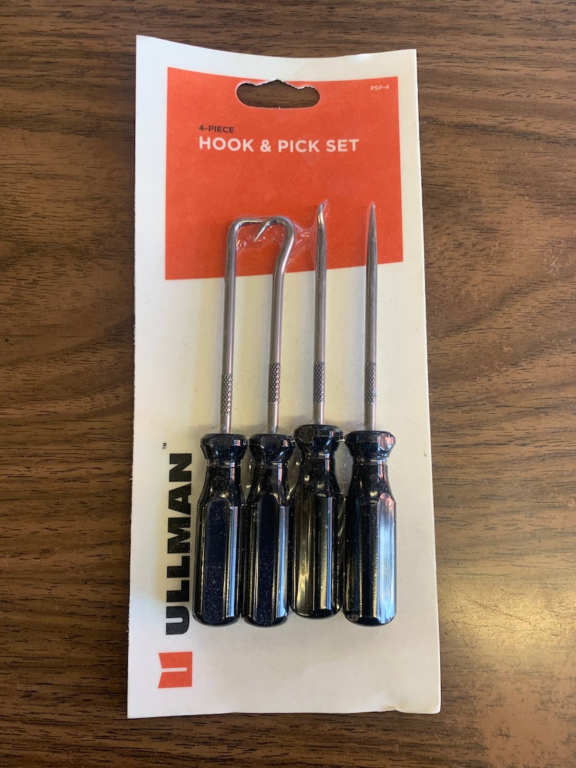 Ullman 4 Piece Hook and Pick Set (PSP-4)
