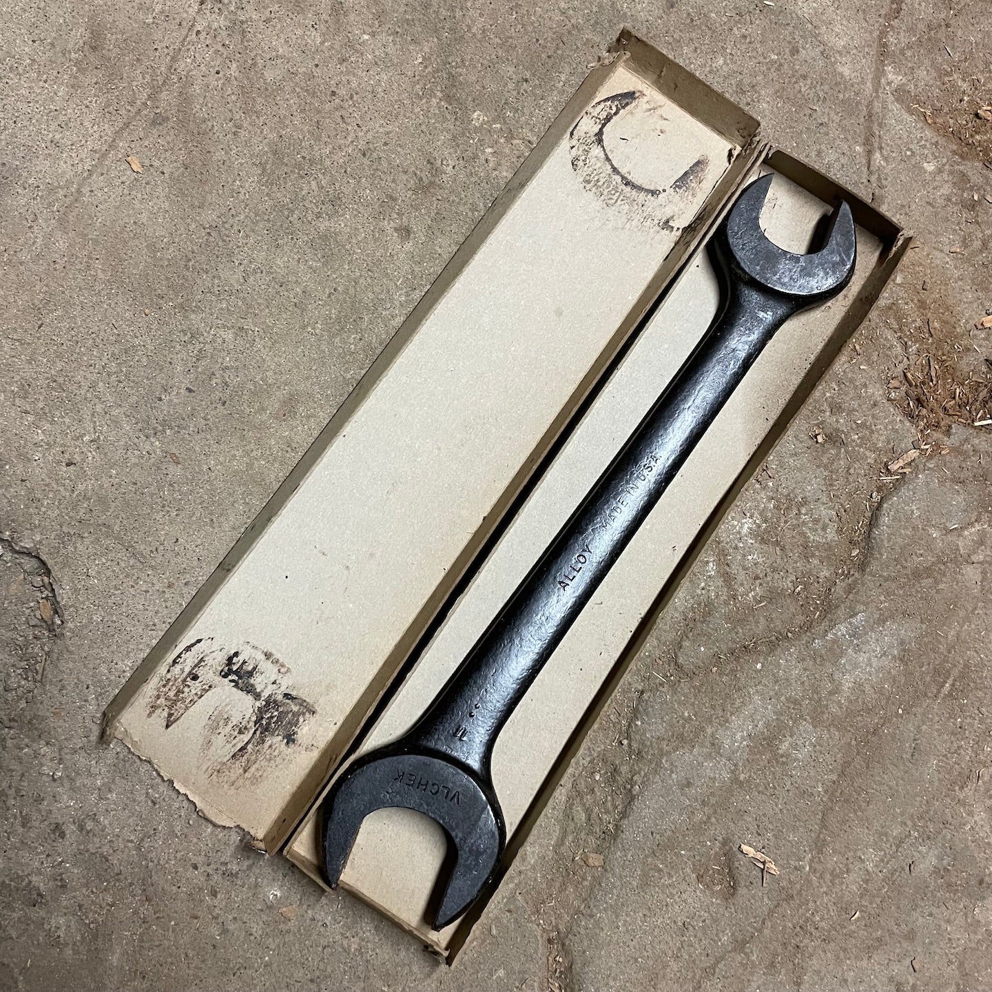 Vlchek NOS BNIB WWII Era Open End 1 1/16 x 1 5/16 Wrench – Harry J
