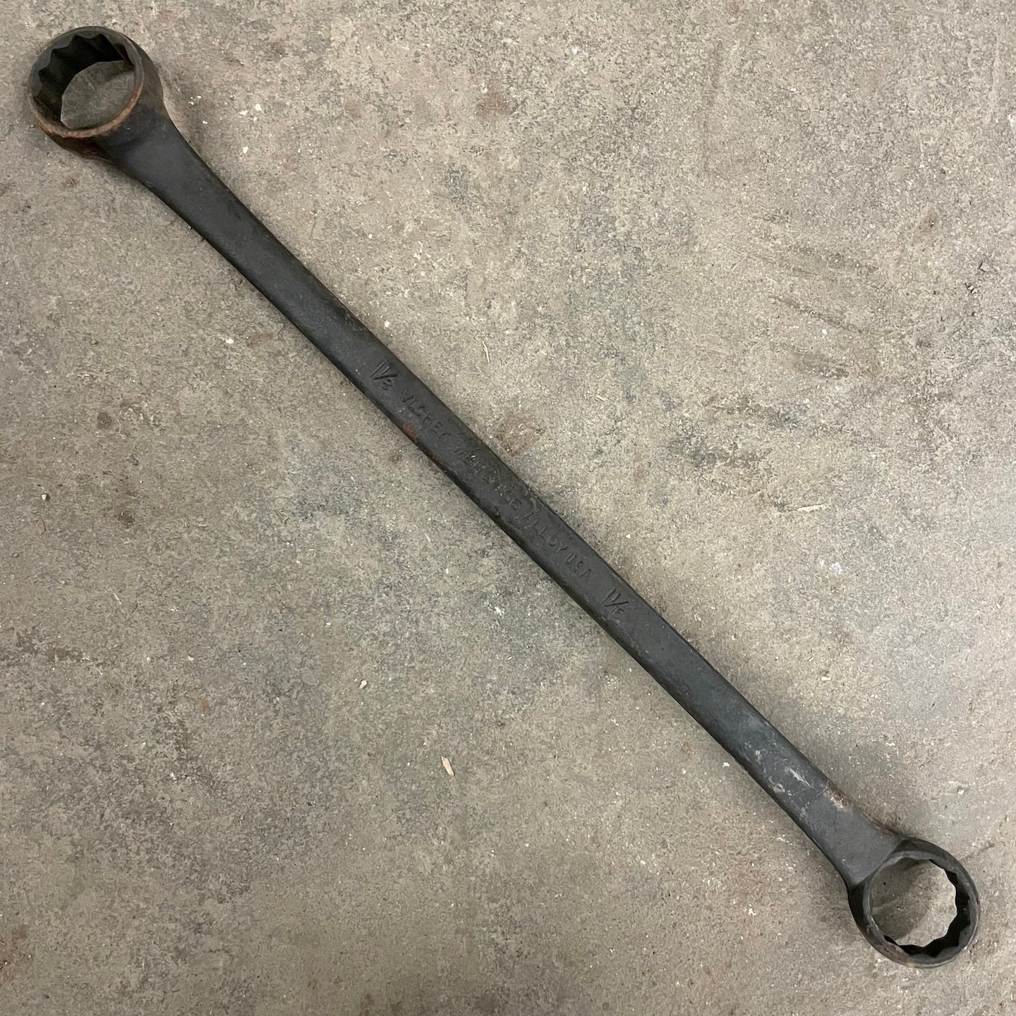 Vlchek NOS WWII Era Box End 1 1/16 x 1 1/8 Wrench – Harry J