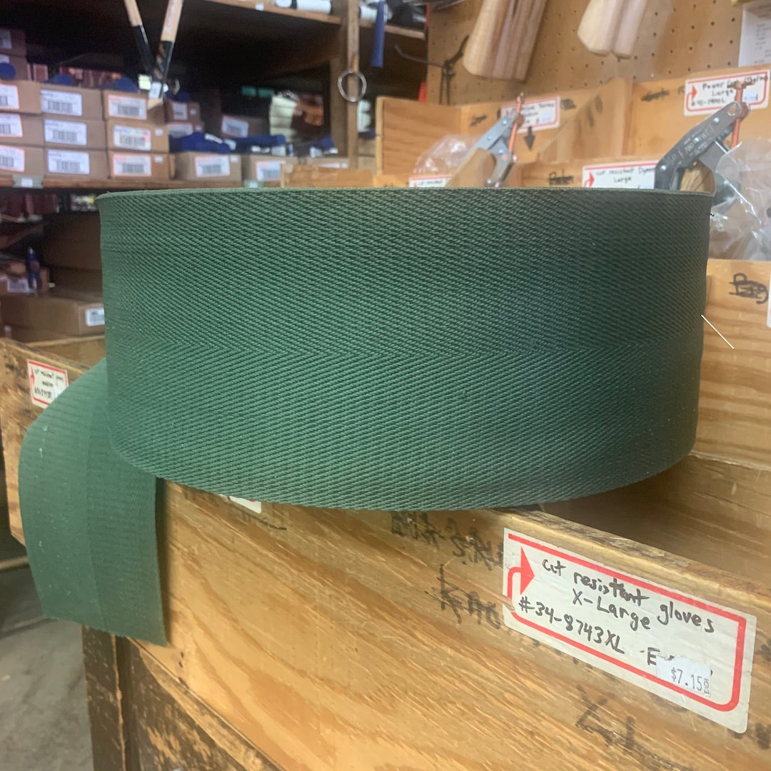 5" Olive Drab Roll of Webbing - Seems to be Natural Fiber (WEBBING)
