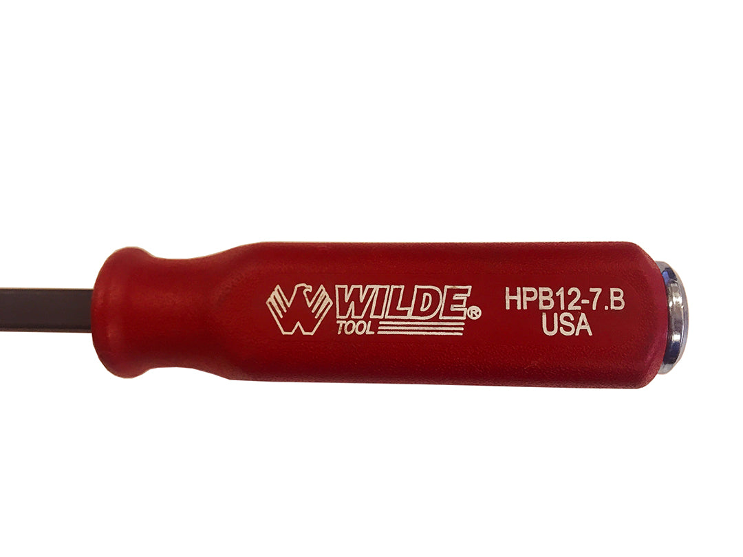 Wilde 12" Pry Bar w/ Striking Metal End Cap (HPB12-7.B/MPHC)