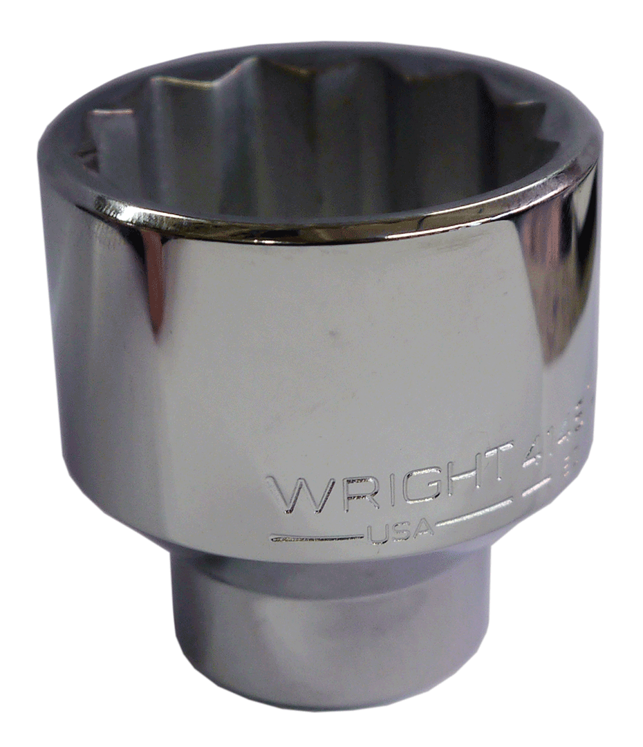 Wright Tool 1/4" - 12 Point 3/8" Drive Standard Socket #3108 (3108WR)