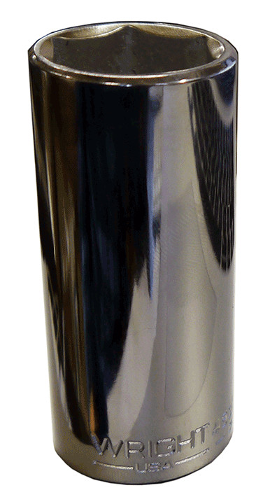 3/8" Dr. Wright 10mm 6 Pt. Deep Metric Socket (35-10MMWR)