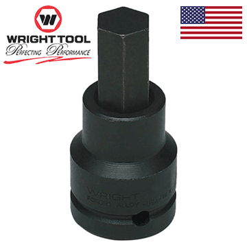 17mm 3/4" Dr. Metric Impact Hex Type Socket W/ Bit (62-17MMWR)