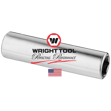 10mm 1/4" Dr. 6 Pt. Deep Metric Socket (25-10MMWR)