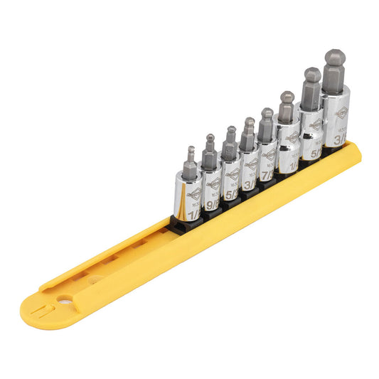 Mayhew 8 Pc. SAE Ball Hex Bit Set - Short (16022)