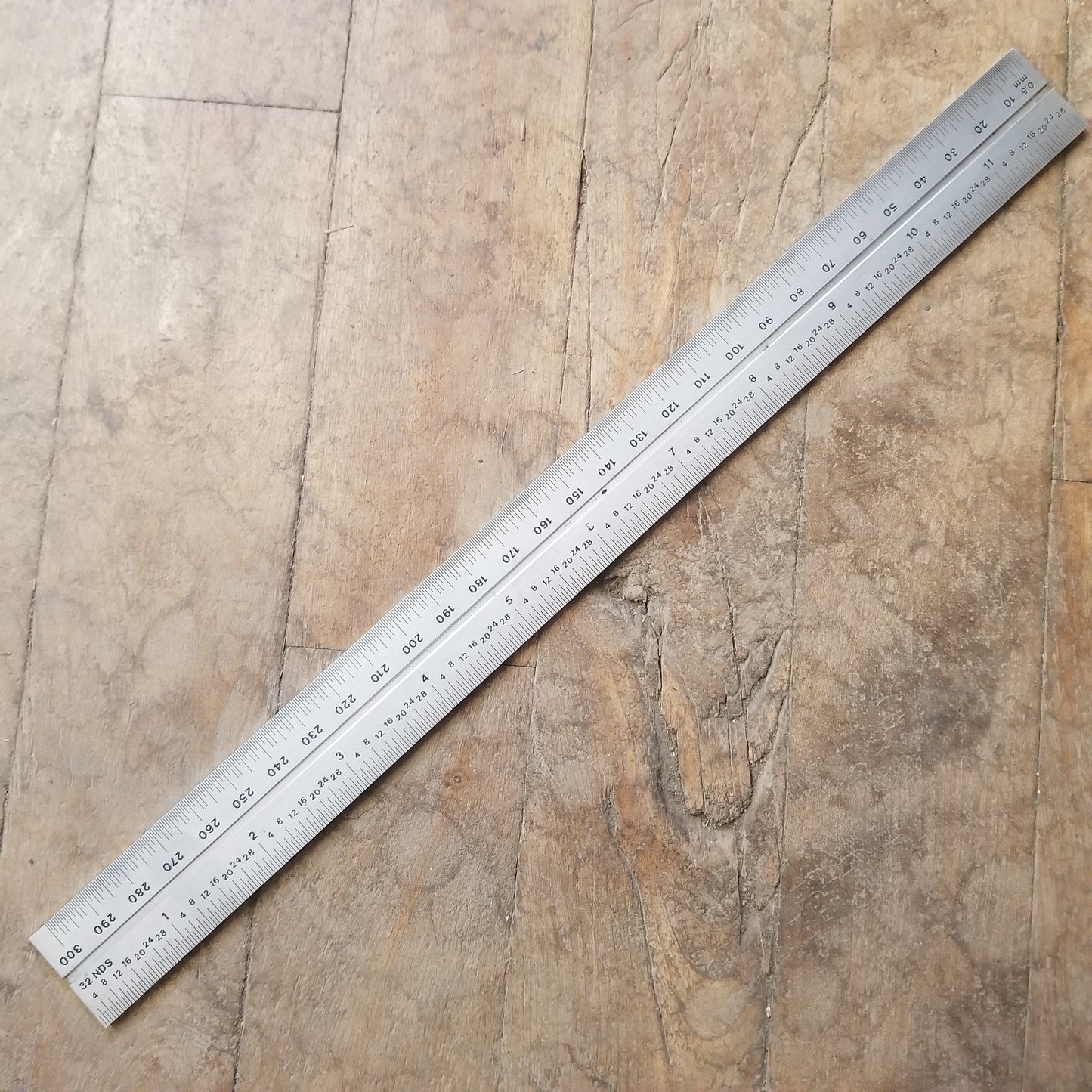 PEC 12" Grooved Rule (32nds/0.5mm & 32nds/0.5mm) w/ Blemish (780000)