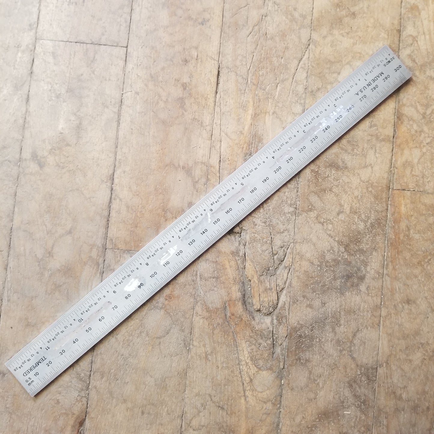 PEC 12" Grooved Rule (32nds/0.5mm & 32nds/0.5mm) w/ Blemish (780000)