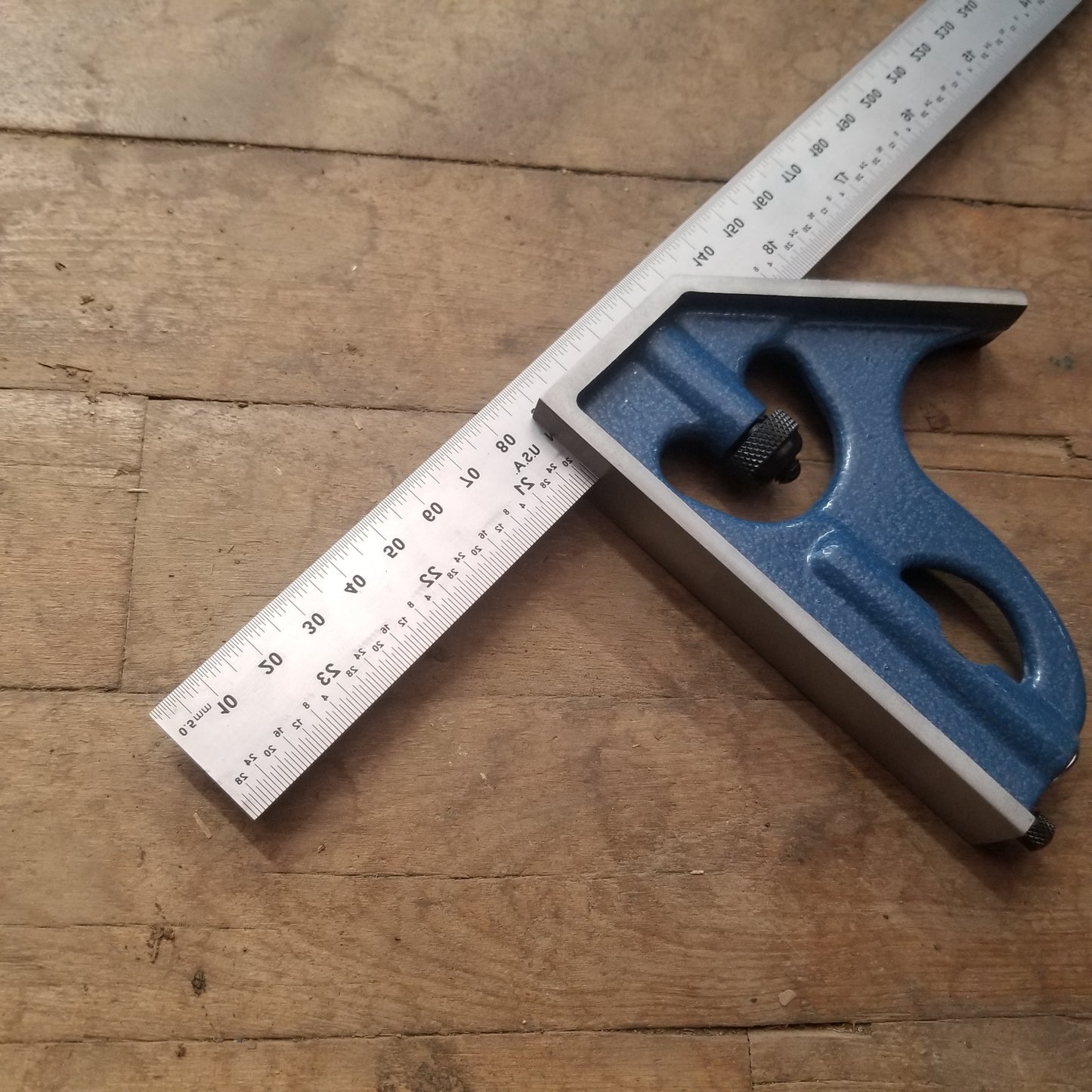 PEC 24" Combination Square 32nds/.5mm & 64ths/.5mm, Body Is A First, Rule Is A Blem (7189-024)