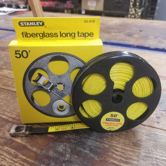 Stanley 50' Fiberglass Long Tape Round Reel (34-410)