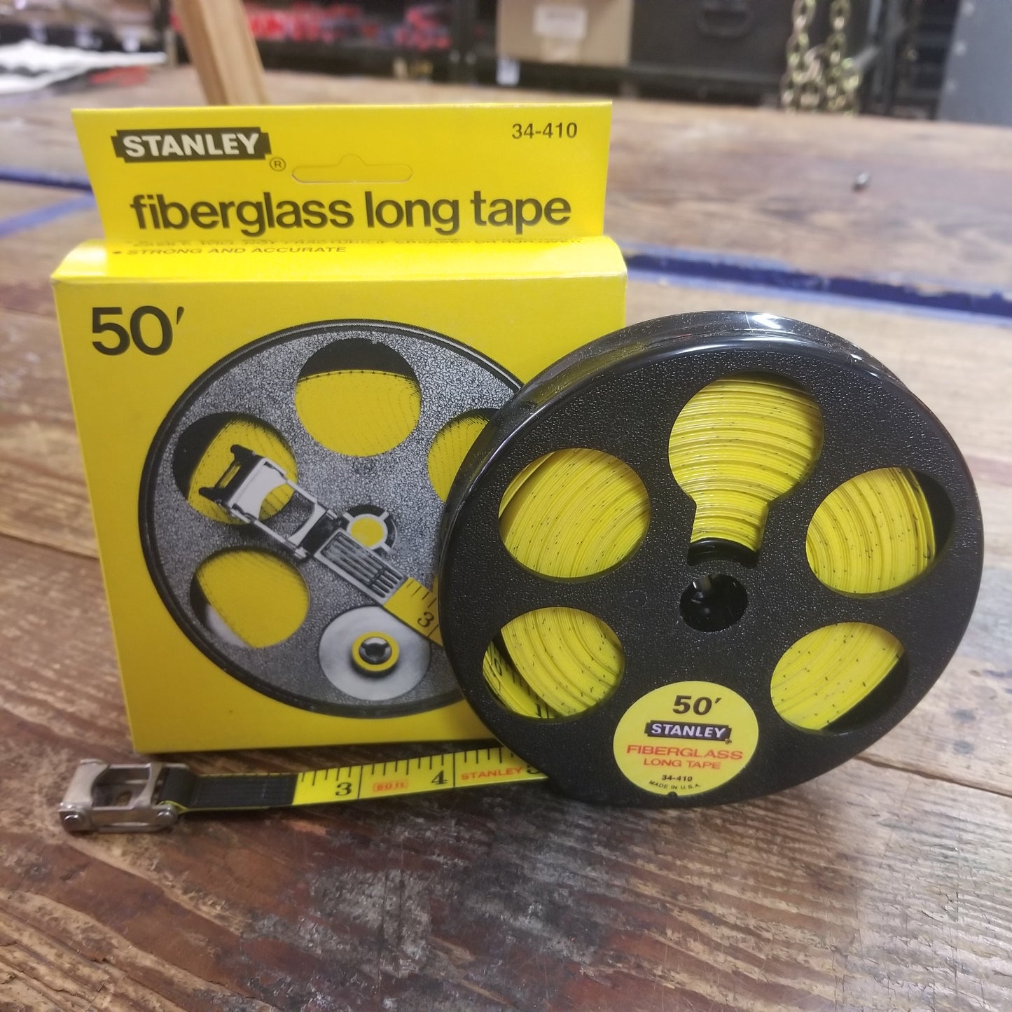 Stanley 50' Fiberglass Long Tape Round Reel (34-410)