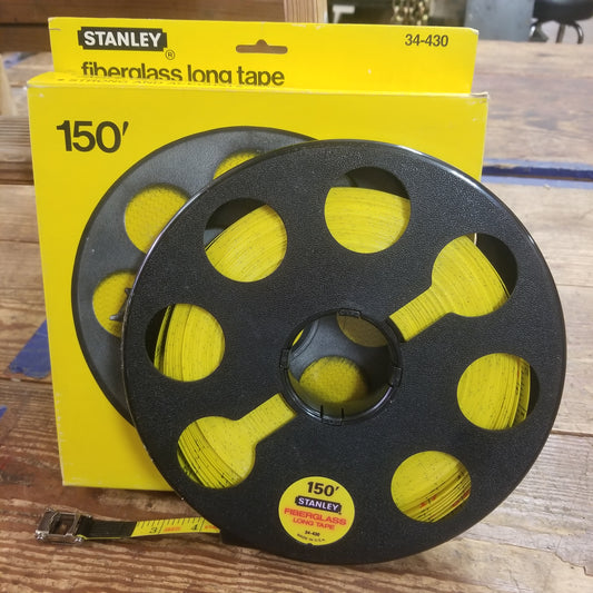 Stanley 150' Fiberglass Long Tape Round Reel (34-430)