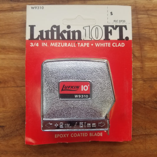 Lufkin "Mezurall" White Clad 10FT Tape Measure (W9310)