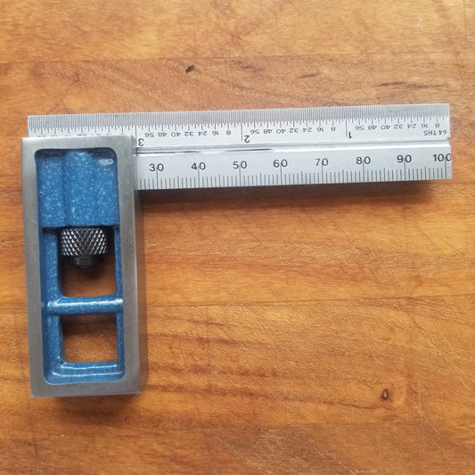 PEC 4" E/M Double Square (32nds/0.5mm & 64ths/1mm) First Body w/ Blem Rule (7104-264)