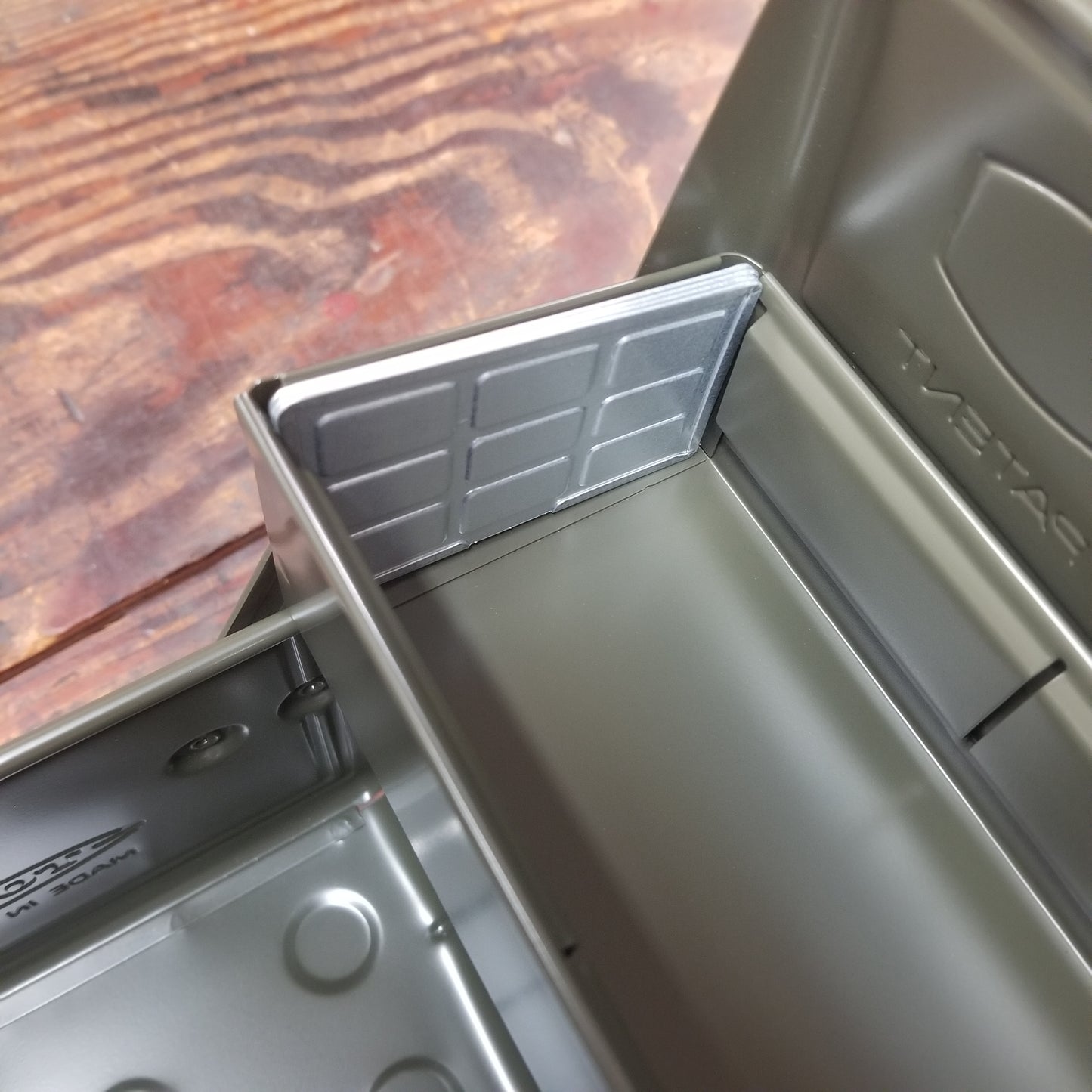 Toyo Steel Toolbox W/ Cantilever Lid And Upper Storage Trays ST-350 Military Green (TO-ST350MG)