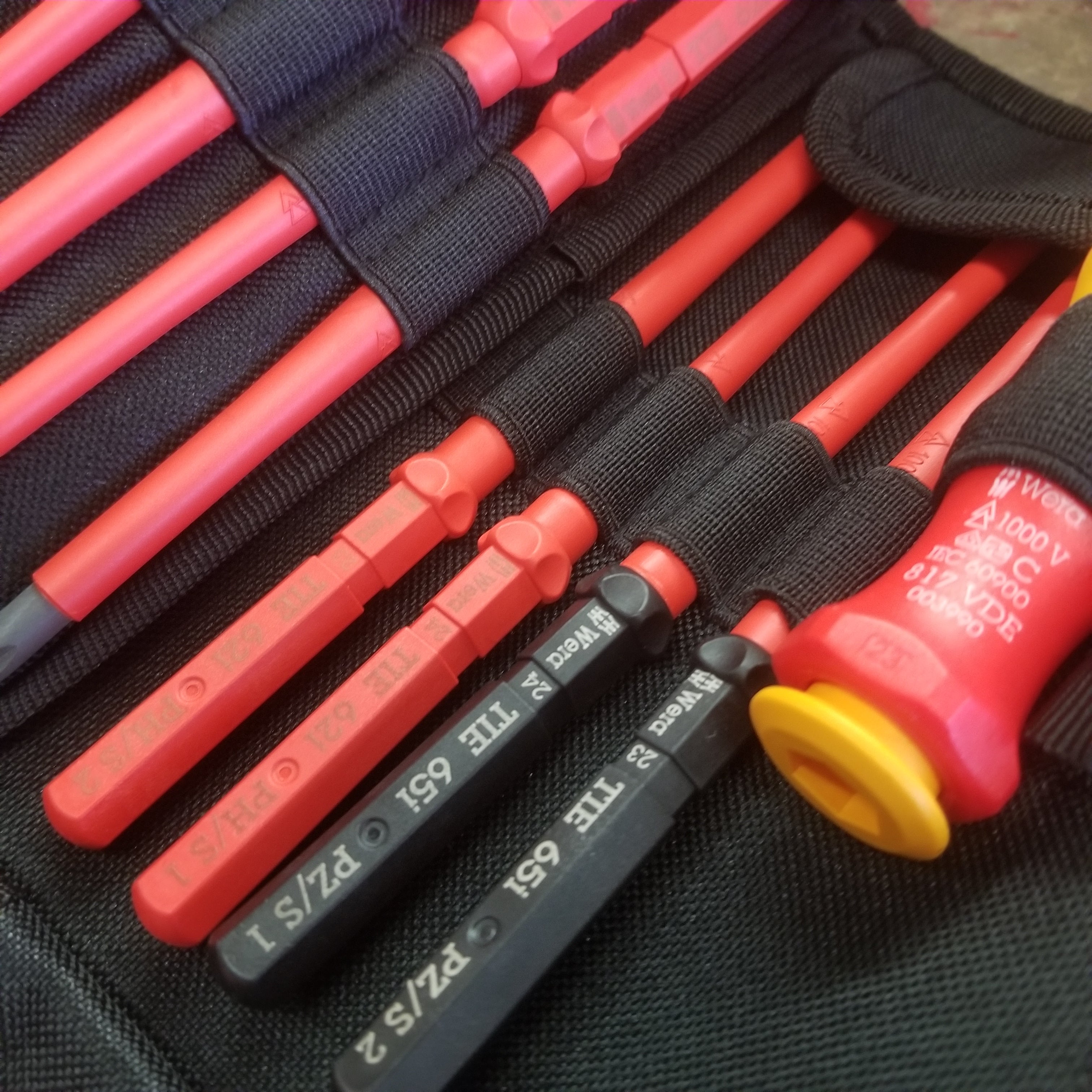 Wera Kraftform Kompakt VDE 18 Imperial 1 Tool finder, 18 pieces