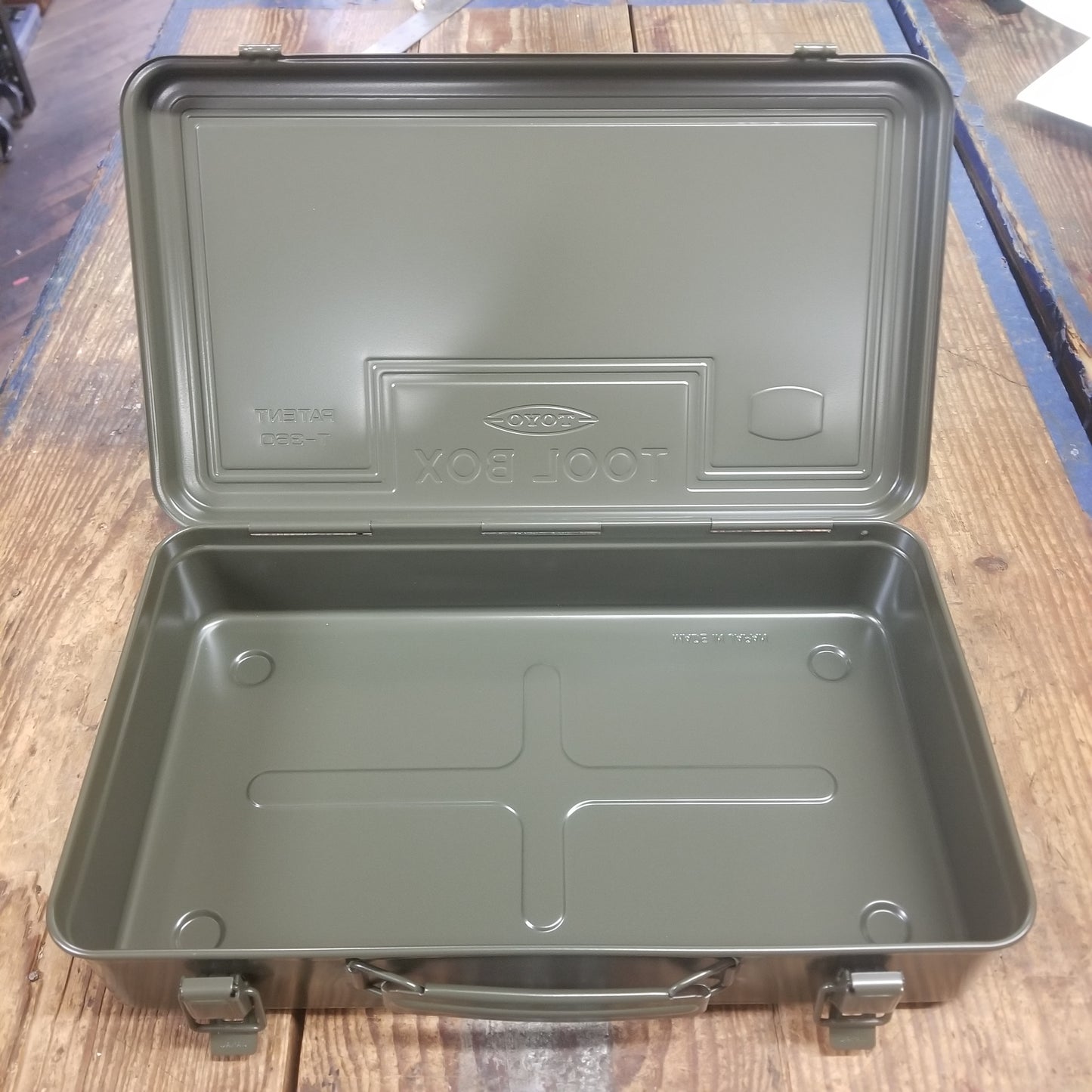 Toyo Steel Trunk Toolbox T-360 Military Green (TO-T360MG)