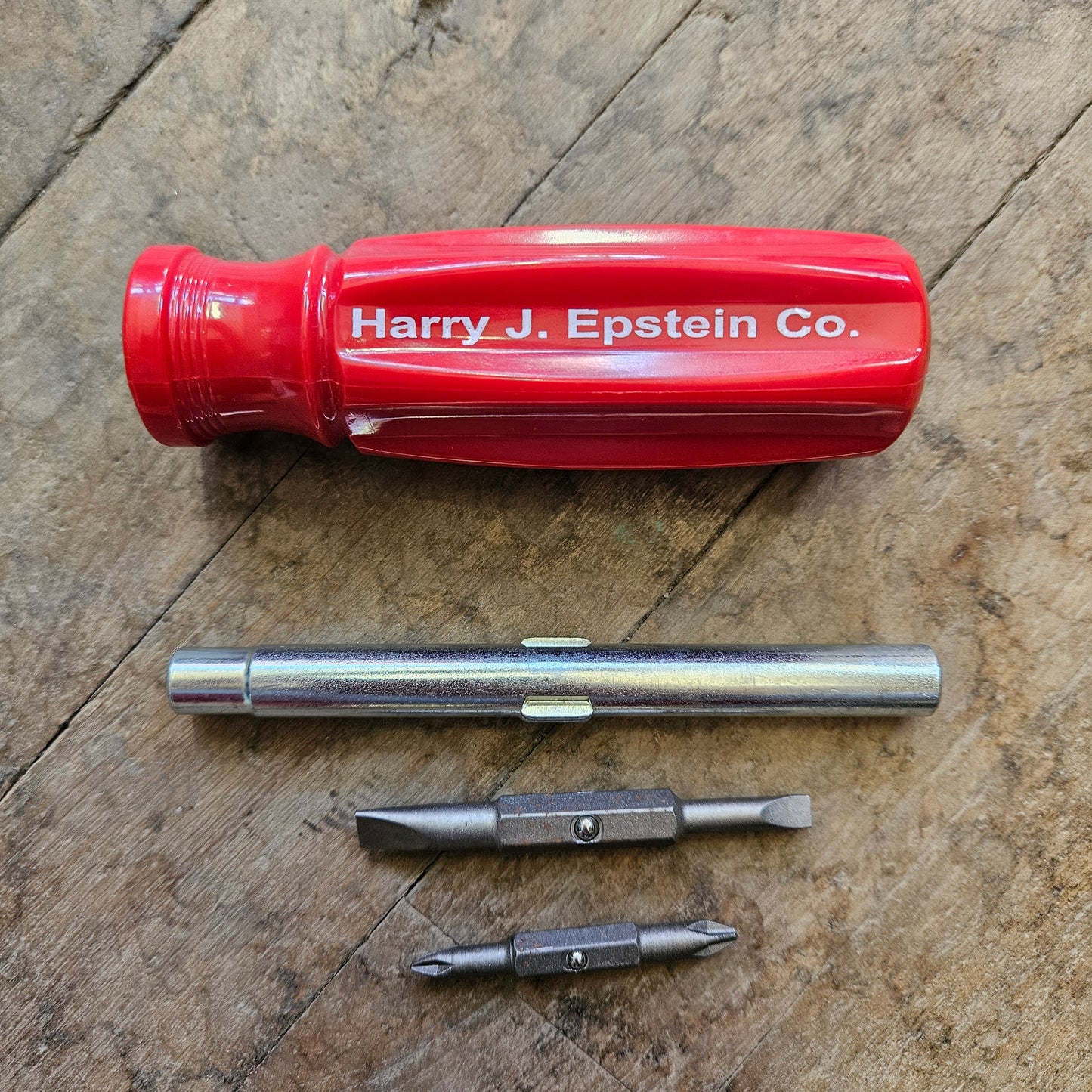 Enderes 6-in-1 Screwdriver - US Made - Red (E2130R)