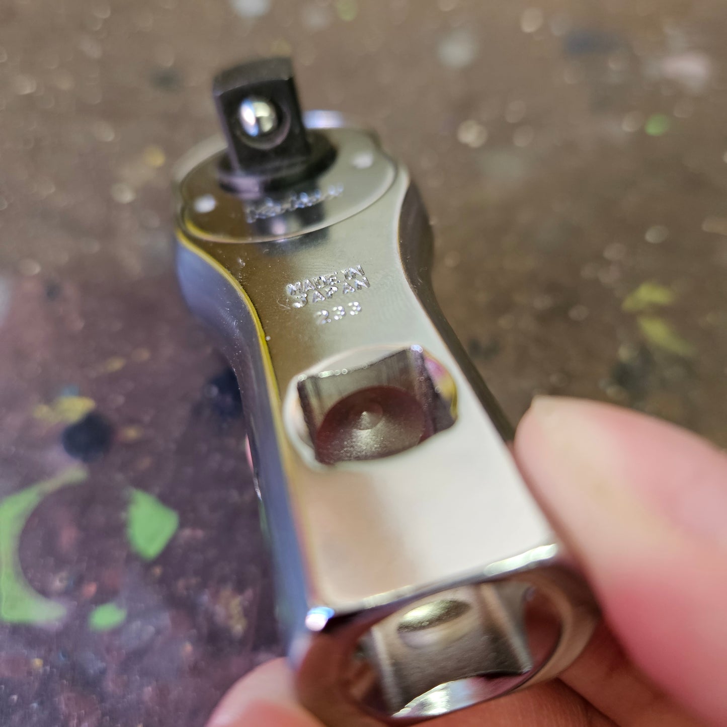 Koken 3/8" Dr. Ratchet Handle 24 teeth Short Length 81mm (3753SM)