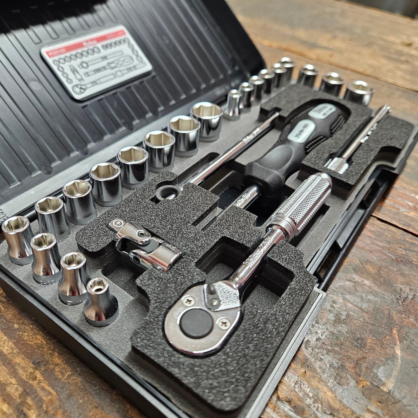 Koken 1/4" Dr. 25 piece Socket Set - 6 Point (P2201AM)