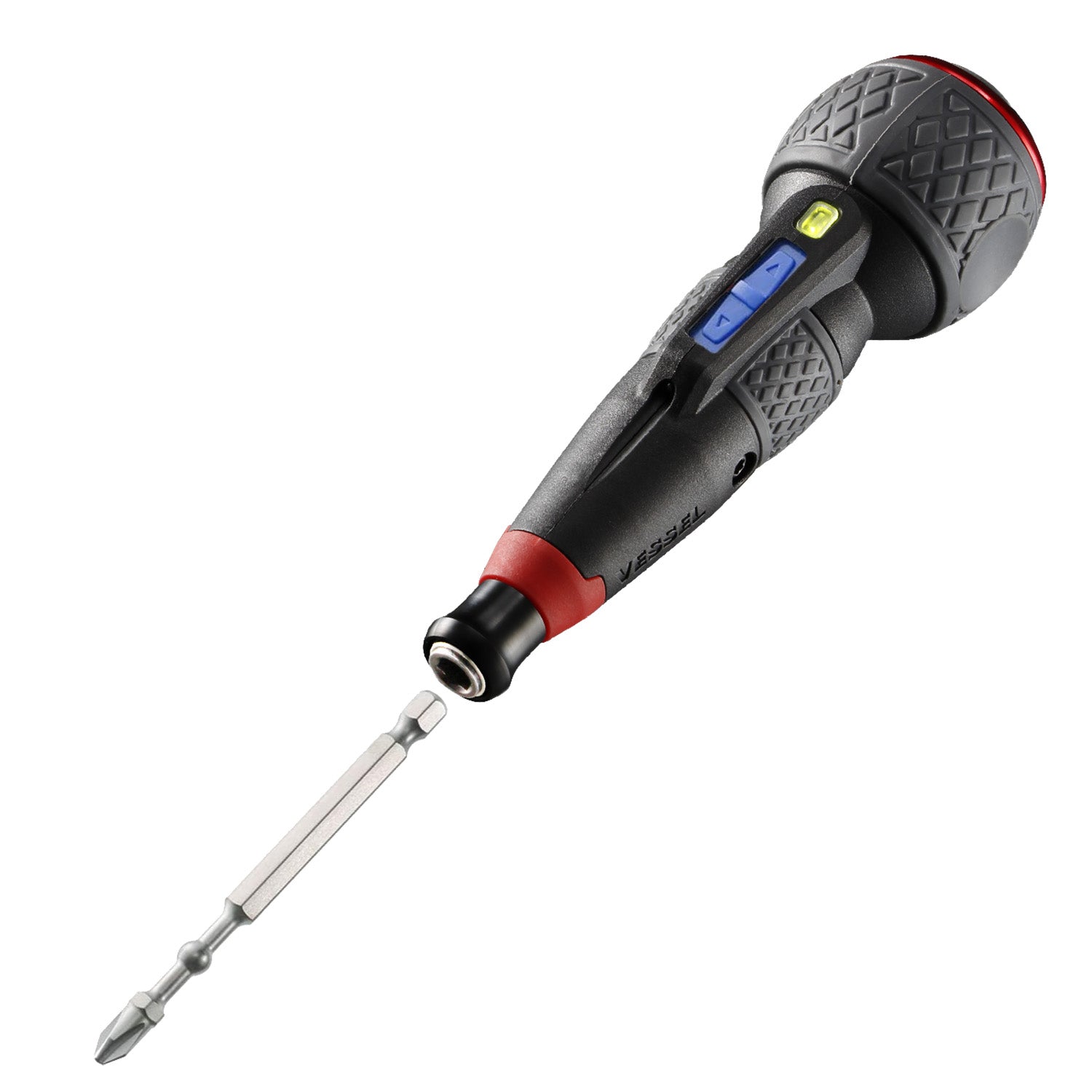 VESSEL電動×手動220USB(DBit×5pcs.) Vessel e-ASSIST USB-C JIS Drive Rechargeable Ball Grip Screwdriver