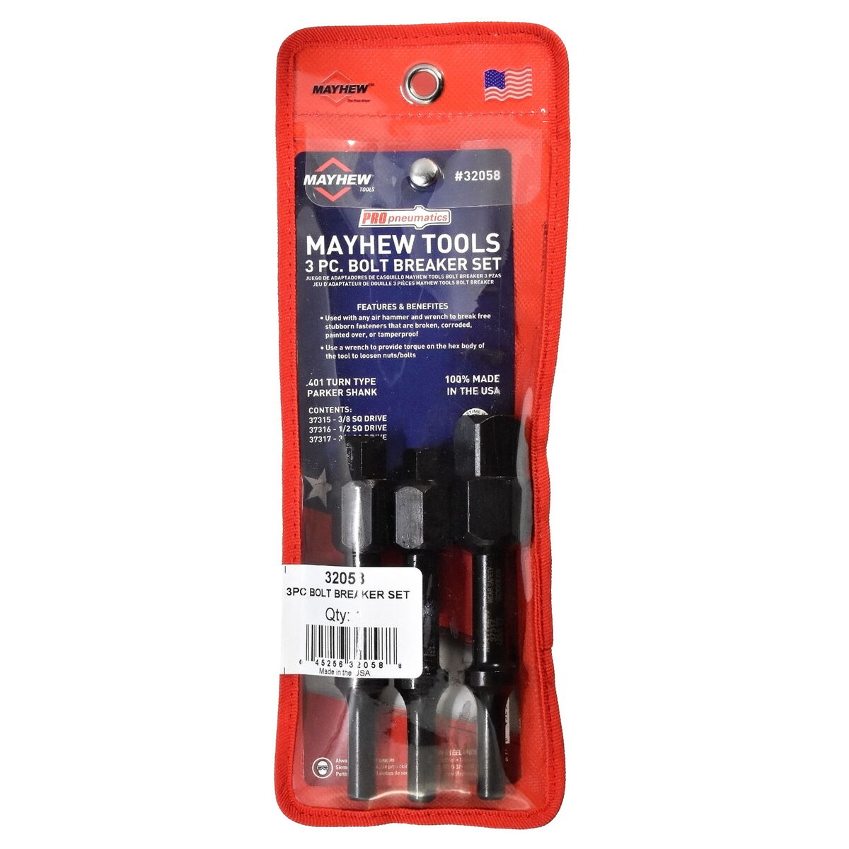 Mayhew 3 PC. Bolt Breaker Set (32058)
