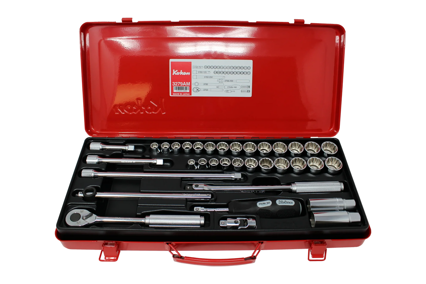 Koken 3/8" Dr. 35 Pc. Socket Set - 12 Point (3279AM)