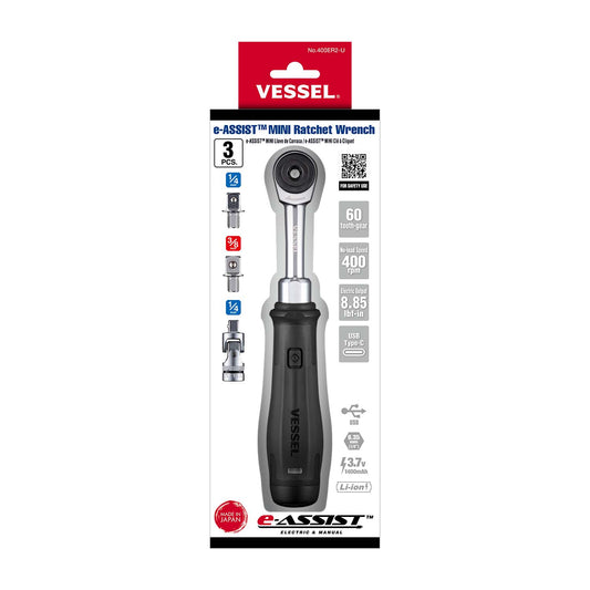 Vessel e-ASSIST MINI Ratchet Wrench (400ER2U)