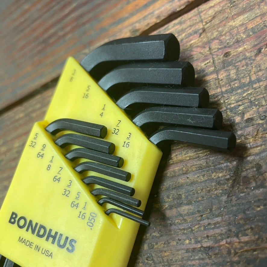 Bondhus 13pc Extra Long SAE L-Key Set (16037)