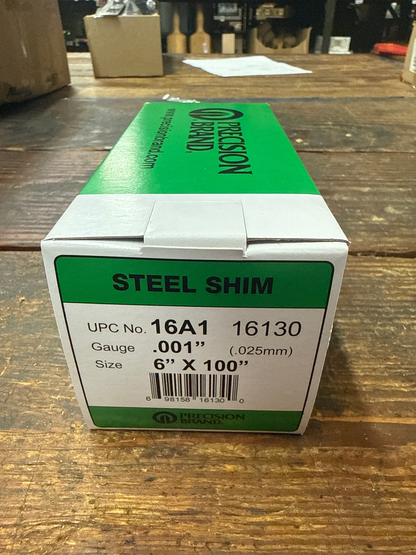 Precision Brand 0.001 Steel Shim Stock 6" x 100" Roll (16A1)