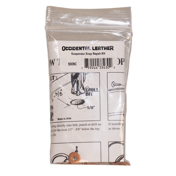 Occidental Leather Suspender Snap Repair Kit (5009C)