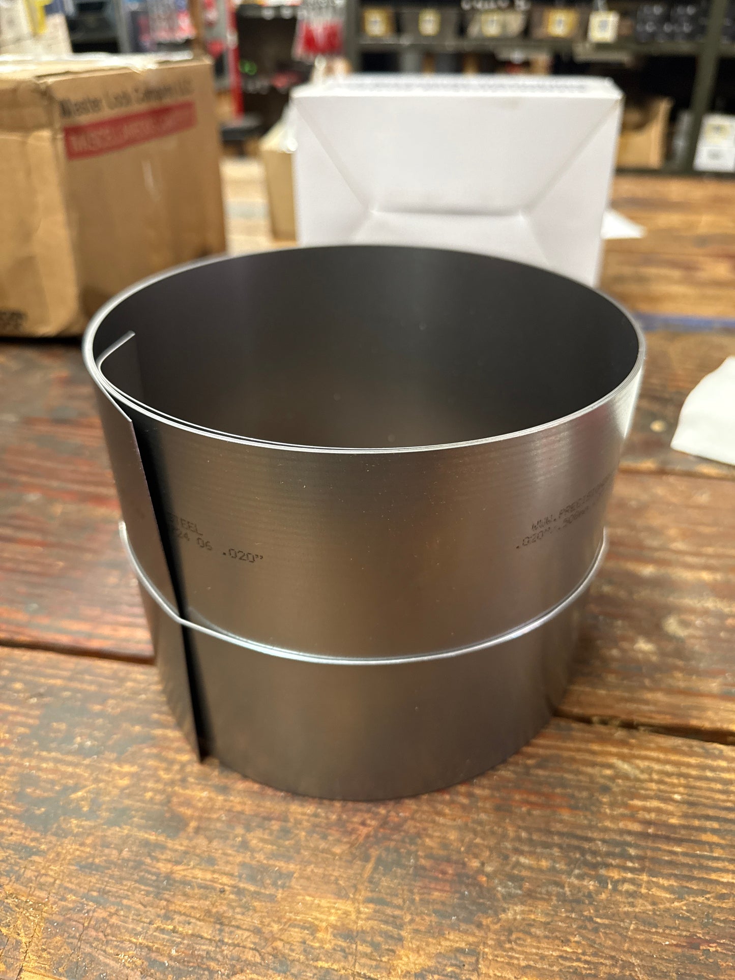 Precision Brand 0.020" Steel Shim Stock 6" x 100" Roll (16A20)