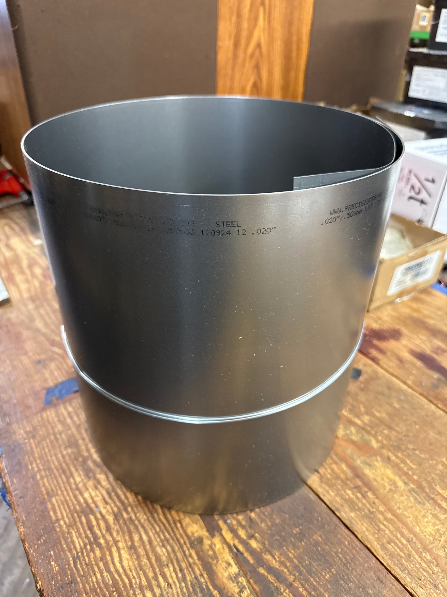 Precision Brand 0.020" Steel Shim Stock 12" x 120" Roll (16AA20)