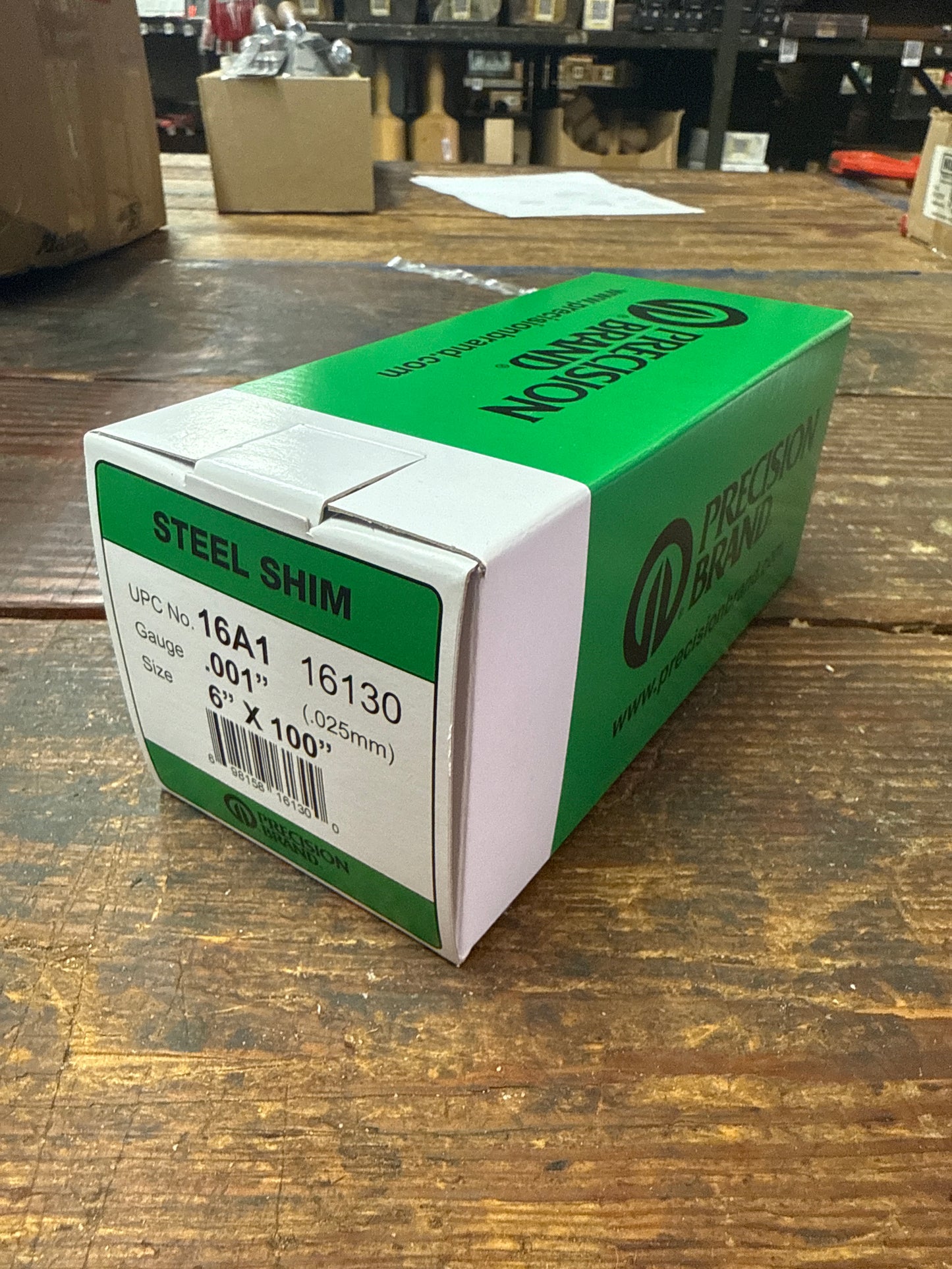 Precision Brand 0.001 Steel Shim Stock 6" x 100" Roll (16A1)