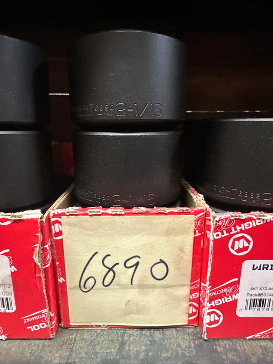 2-1/16" Standard Impact Socket 6 Point 3/4" Drive (6890WR)