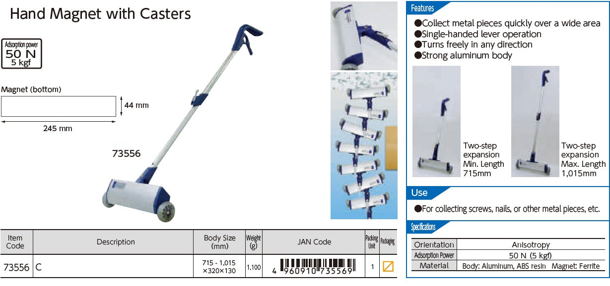 Shinwa Long Handle Magnet Pick Up Tool (73556)