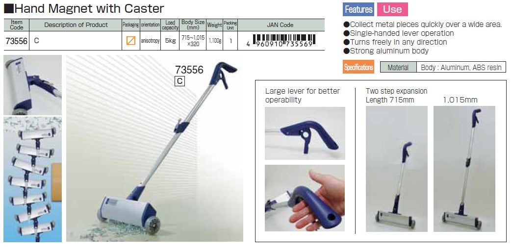 Shinwa Long Handle Magnet Pick Up Tool (73556)