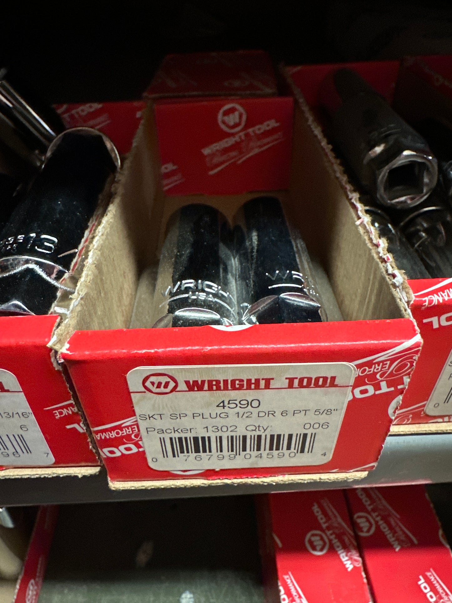 5/8" - 1/2" Dr. 6 Pt. Spark Plug Holding Socket (4590WR)