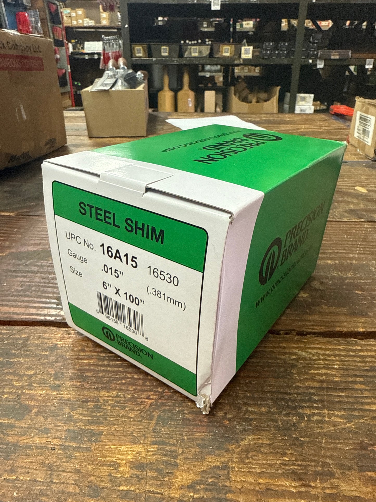 Precision Brand 0.015" Steel Shim Stock 6" x 100" Roll (16A15)