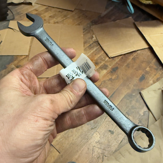 Martin 18MM Drop Forged Long Pattern Combination Wrench 12pt. Industrial Black (BLK1118MM)