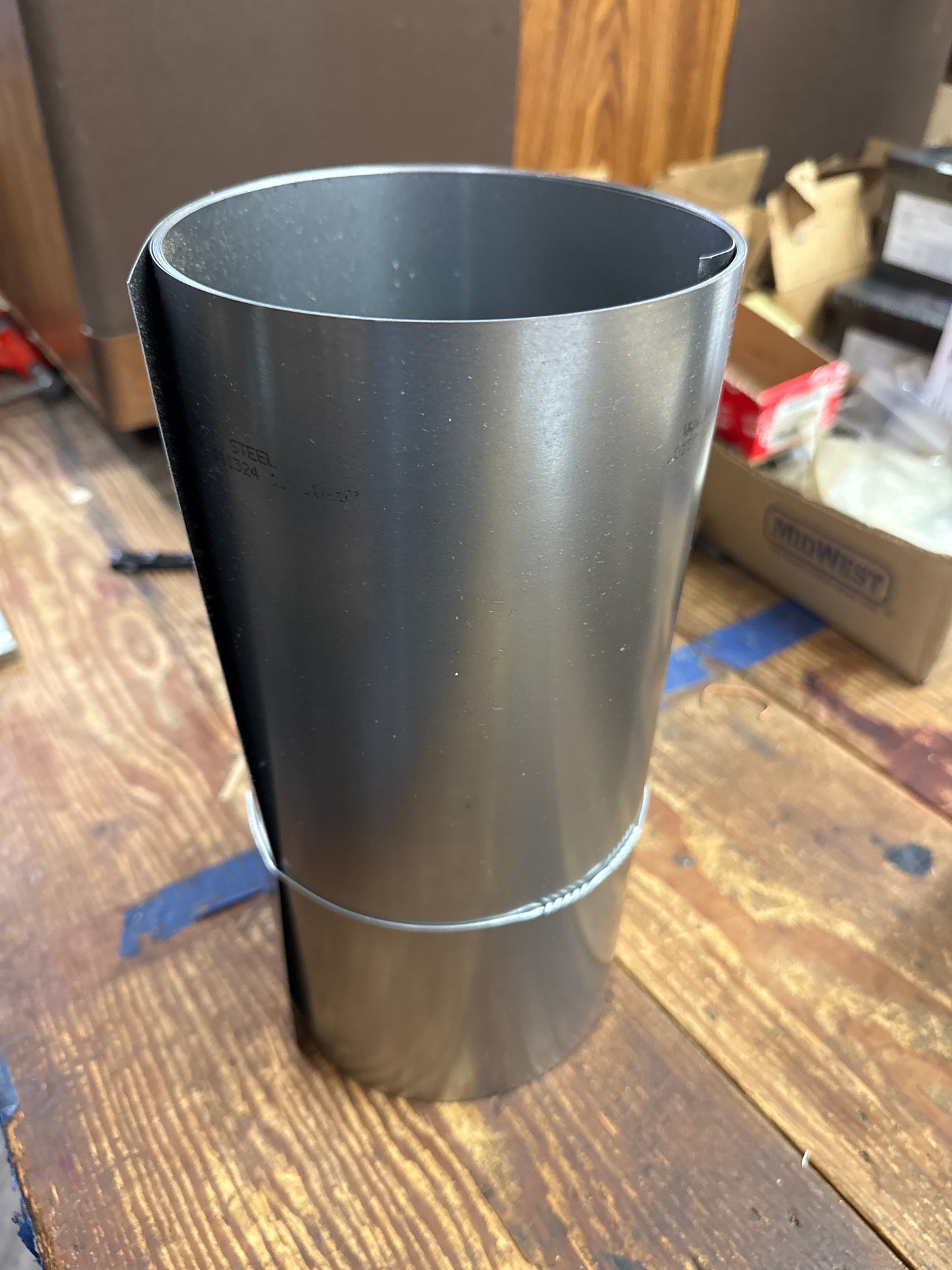 Precision Brand 0.015" Steel Shim Stock 12" x 120" Roll (16AA15)