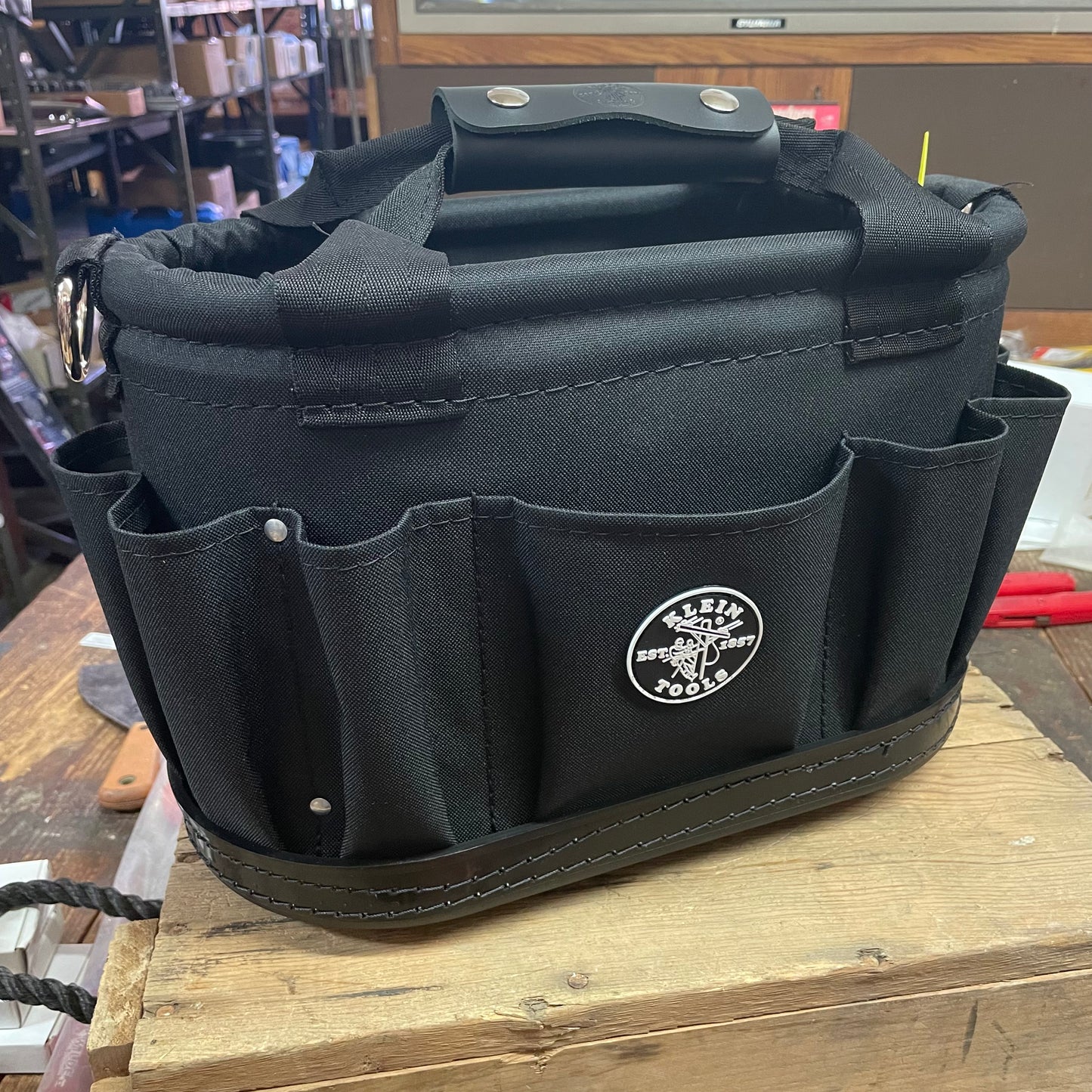 Klein 12 Pocket Tool Tote w/ Shoulder Strap (58888)