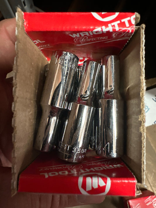 3/8" Dr. Wright 1/4" 6 Pt. Deep Socket #3508 (3508WR)