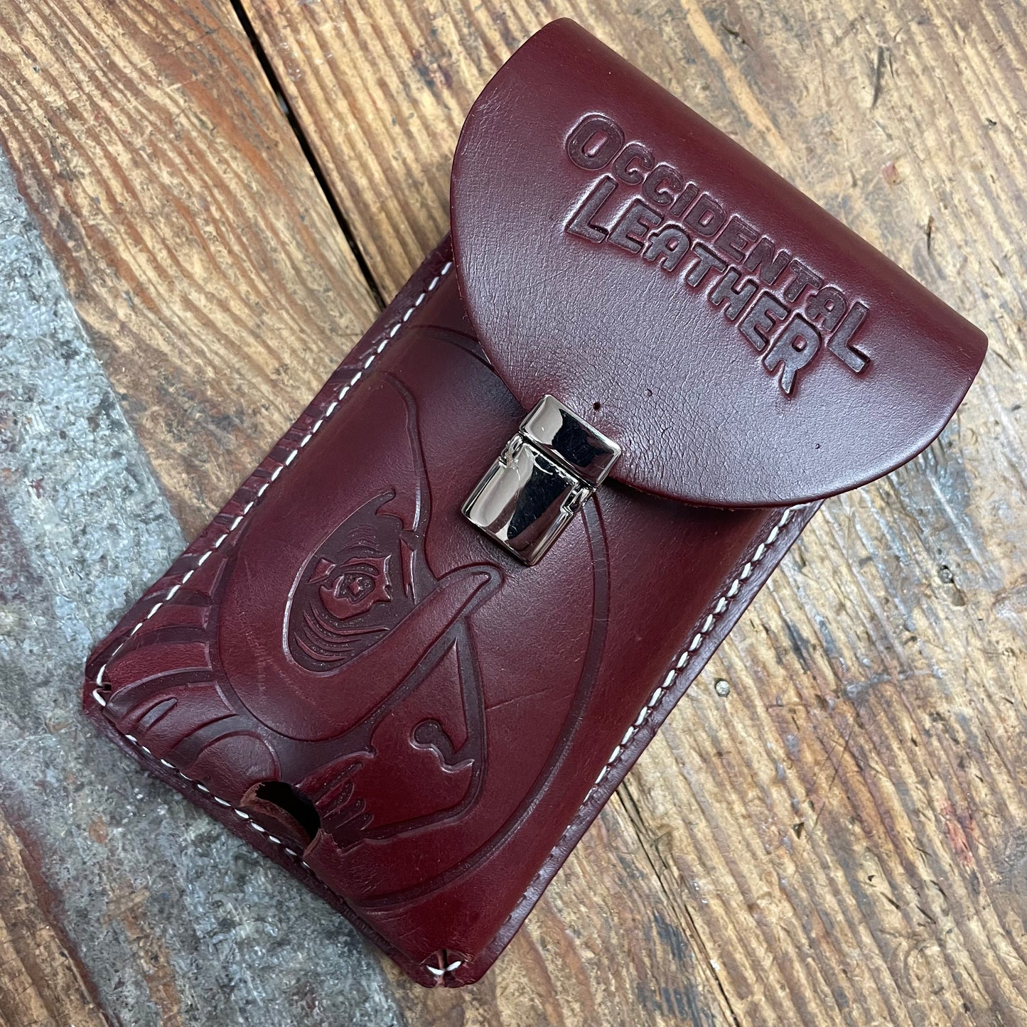 Occidental Clip-on XXL Leather Phone Holster (5332)
